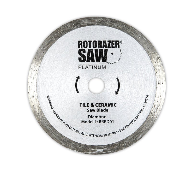 Rotorazer Saw شفرات بديلة رسمية لروترازير بلاتينيوم (مجموعة من 3 لشفرات بلاتينيوم الخضراء/الصفراء/الحمراء ونموذج الأساس الأصفر) كما تم عرضه على التلفاز - Image 3
